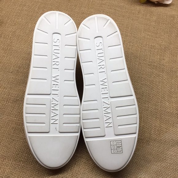 Stuart Weitzman Embellished Platform Sneakers 7 - Picture 6 of 8